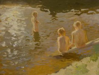 Boys Bathing